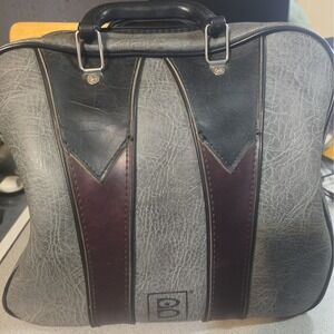 Vintage Retro Retired Brunswick Zipper PBA Pro Bowling Single Ball Bag